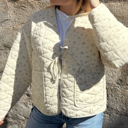 Veste fleurie