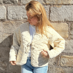 Veste fleurie